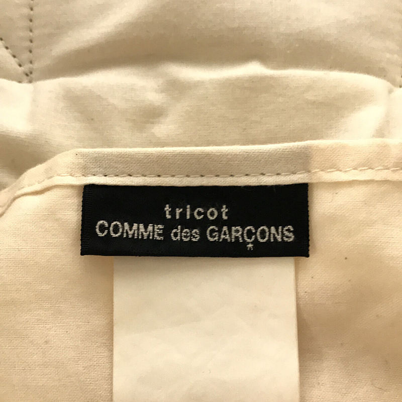 tricot COMME des GARCONS / トリココムデギャルソン 中綿 ウール アジャスターハンドル トート バック