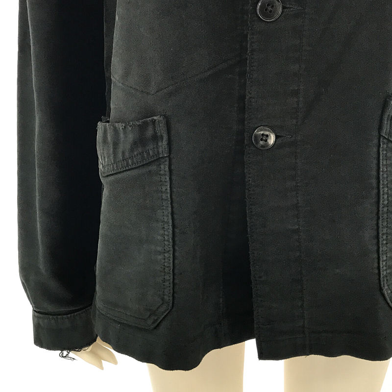 VINTAGE / ヴィンテージ 古着 1950s～  BEAU-FORT Black Moleskin Jacket French Work ブラックモールスキン フレンチワーク ジャケット