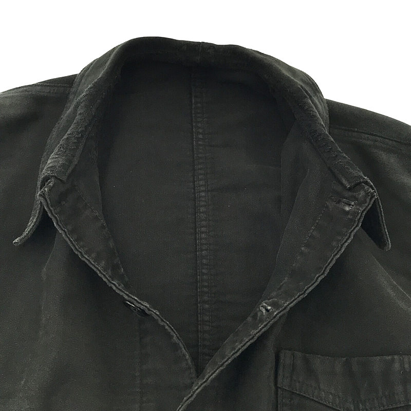 VINTAGE / ヴィンテージ 古着 1950s～  BEAU-FORT Black Moleskin Jacket French Work ブラックモールスキン フレンチワーク ジャケット