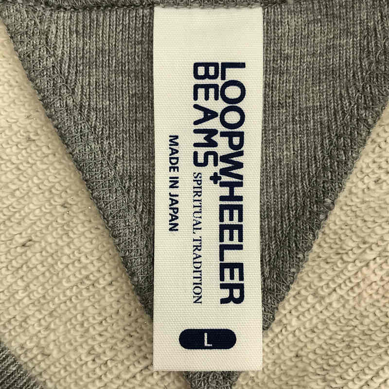 LOOPWHEELER / ループウィラー × BEAMS PLUS ビームスプラス 別注 アスレチック クルーネック スウェット