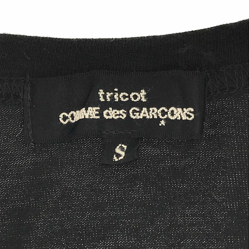 tricot COMME des GARCONS / トリココムデギャルソン フラワープリント クルーネックカットソー