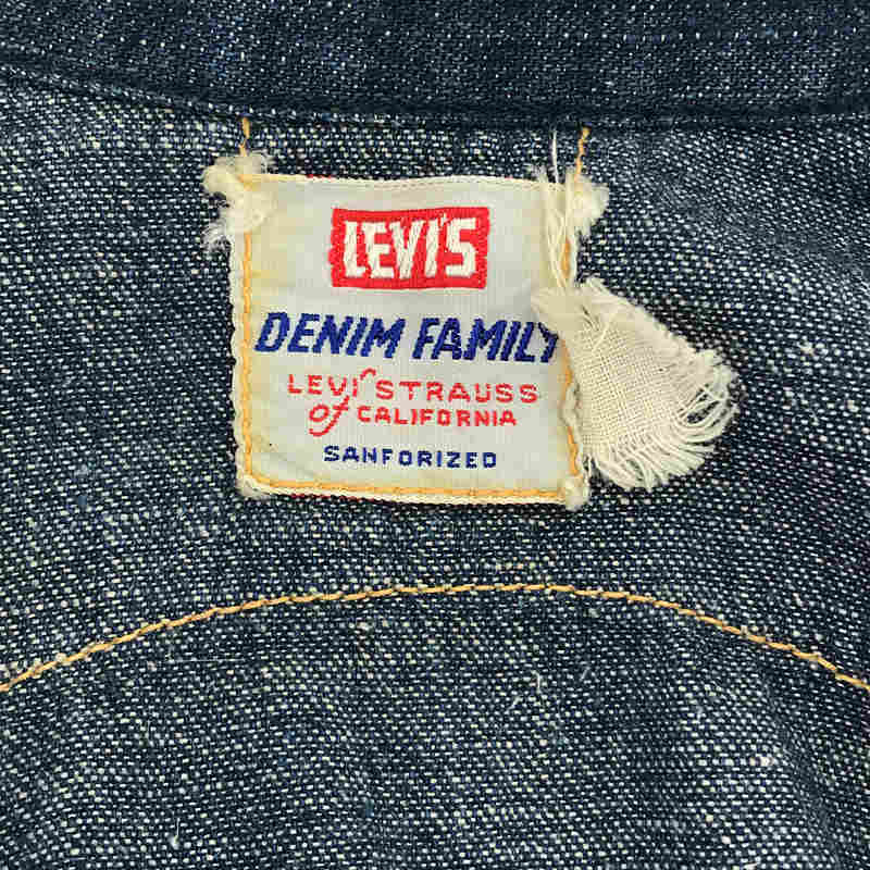 LEVI'S / リーバイス VINTAGE DENIM FAMILY 濃紺 ヴィンテージ デニム ウエスタンシャツ