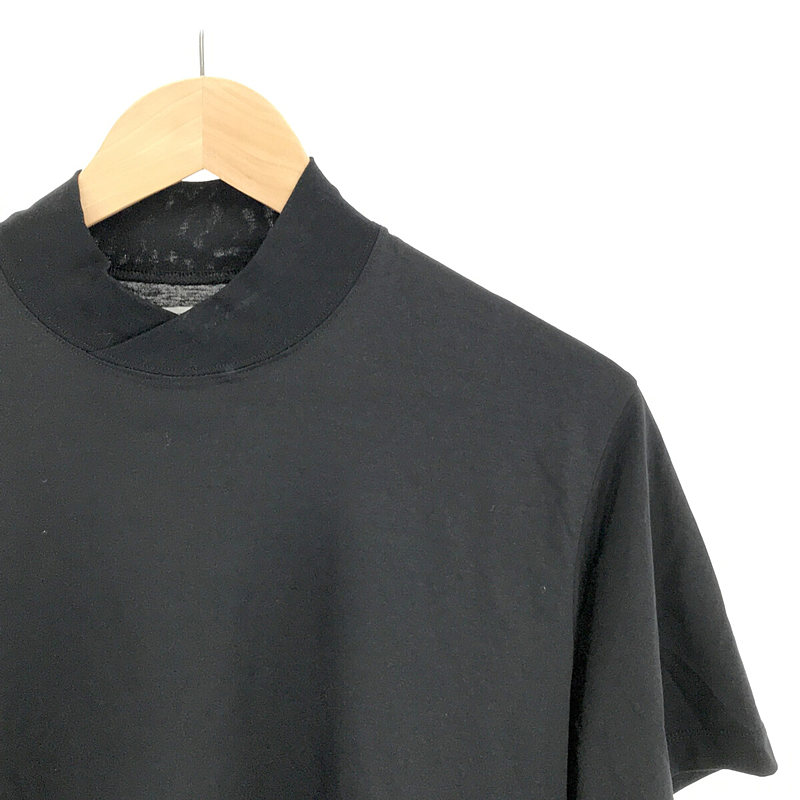 5A012 17-15 コットン モックネック Tシャツ カットソー | ブランド ...