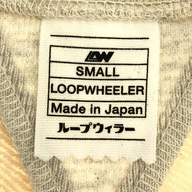 LOOPWHEELER / ループウィラー LW01 丸胴吊り編み クルー スウェット シャツ