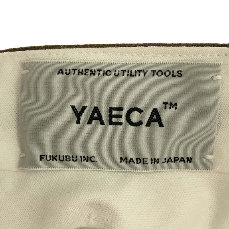 YAECA / ヤエカ CHINO CLOTH PANTS WIDE TAPERED コットン ワイドテーパード チノ パンツ