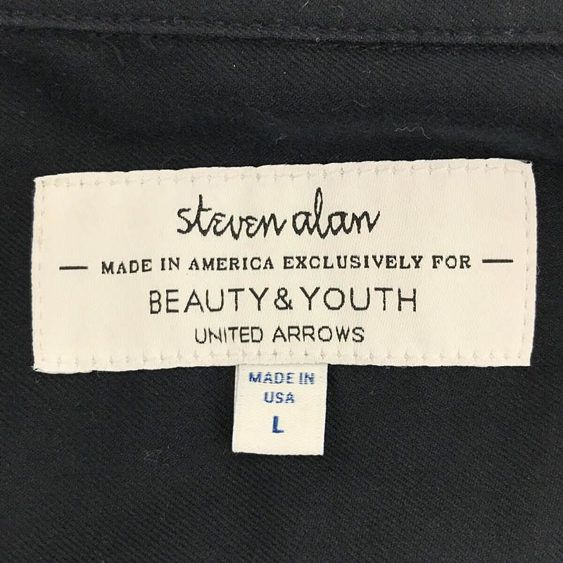 steven alan / スティーブンアラン × BEAUTY&YOUTH UNITED ARROWS ビューティー＆ユース 別注 USA製 レギュラーカラー シャツ