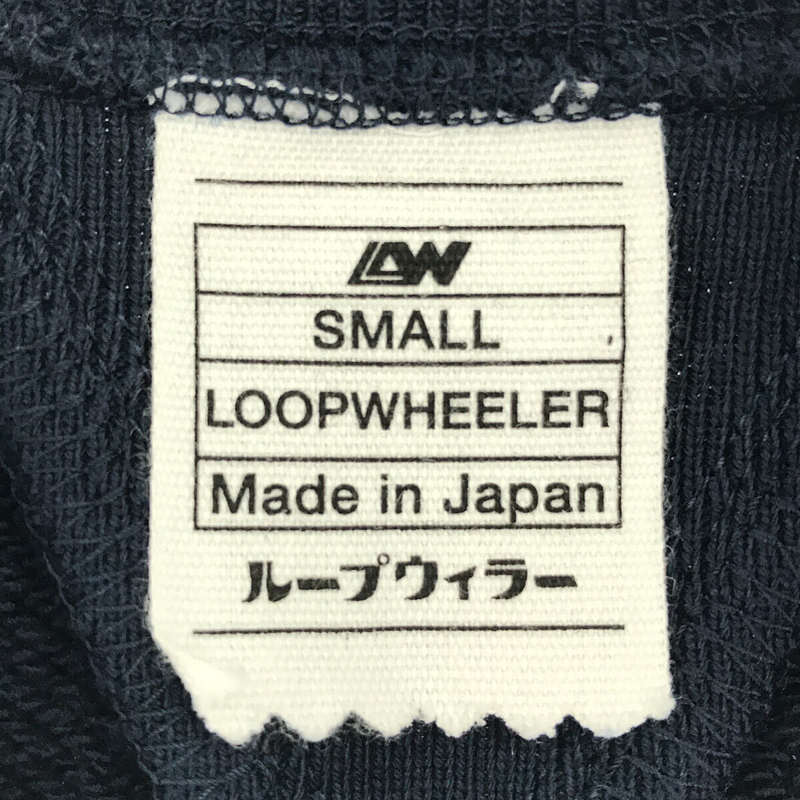 LOOPWHEELER / ループウィラー LW01 丸胴吊り編み クルー スウェット シャツ