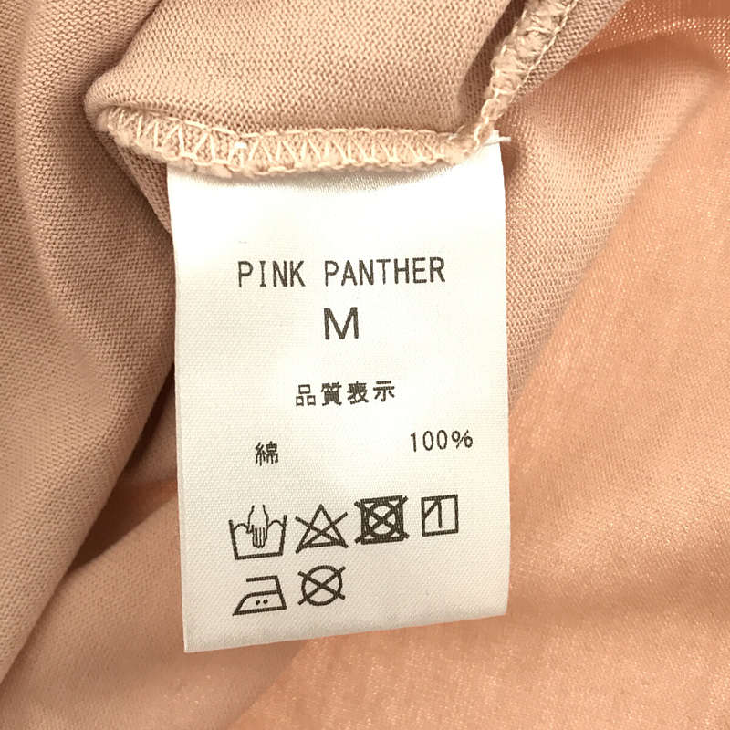 bengt paris / ベンクト パリ PINK PANTHER Embroidery T-Shirt ピンクパンサー 刺繍 コットン クルーネック Tシャツ カットソー