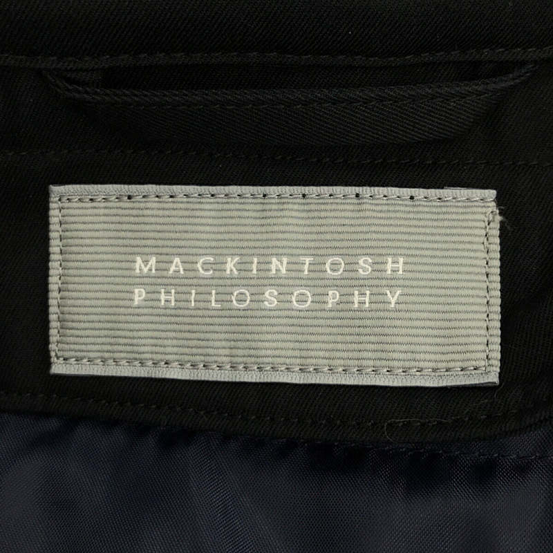 MACKINTOSH PHILOSOPHY / マッキントッシュ フィロソフィー ベルト・キルティング ライナー付き ロング ステンカラー コート