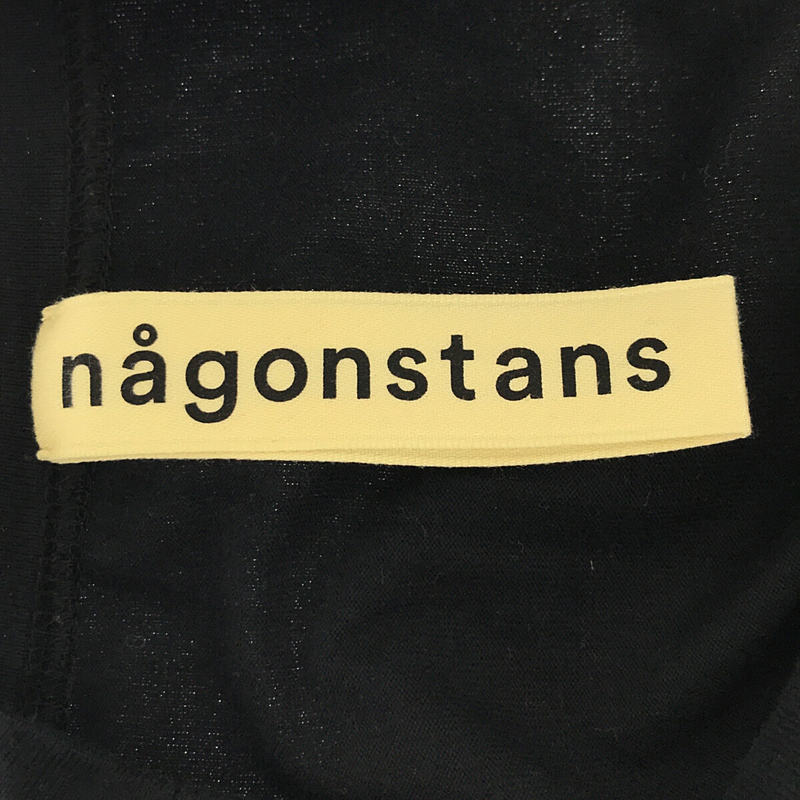 cut and sewn クルーネック デザインスリーブ カットソーnagonstans / ナゴンスタンス