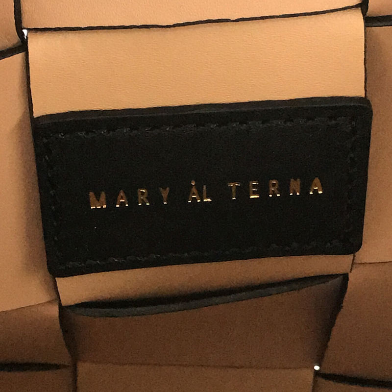 MARY AL TERNA / メアリオルターナ 牛革 レザー HUG バッグ ハグ トートバッグ ハンドバッグ