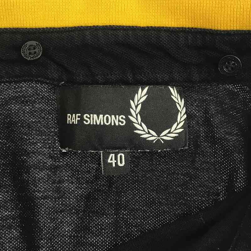 RAF SIMONS / ラフシモンズ × FRED PERRY フレッドペリー デタッチャブルカラー ロゴ刺しゅう 半袖ポロシャツ