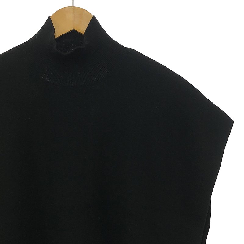 LE PHIL / ルフィル バックオープン ジレ ウール混 プルオーバーベスト