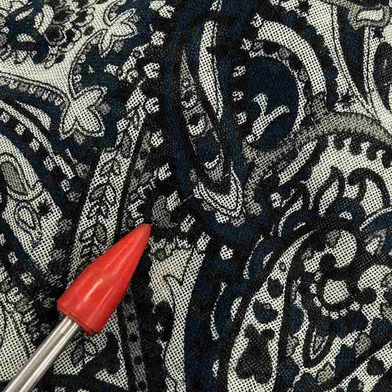 SAINT LAURENT PARIS / サンローランパリ ペイズリー柄 大判 スカーフ ストール