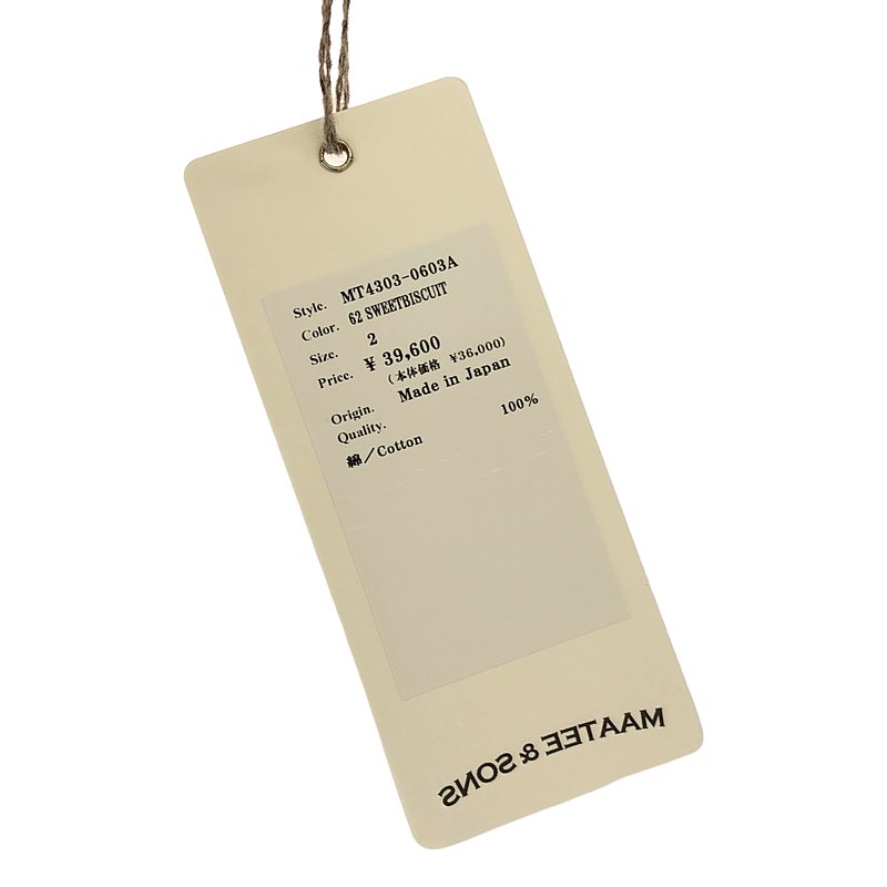 MAATEE&SONS / マーティー&サンズ CHARLES SUVIN SUPREME SHIRT チャールズスビンシュプリームシャツ