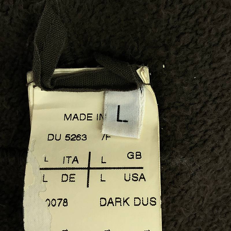 Rick Owens DRKSHDW / リック・オウエンス・ダークシャドウ パネル切替 ノースリーブ プルオーバー ロングパーカー