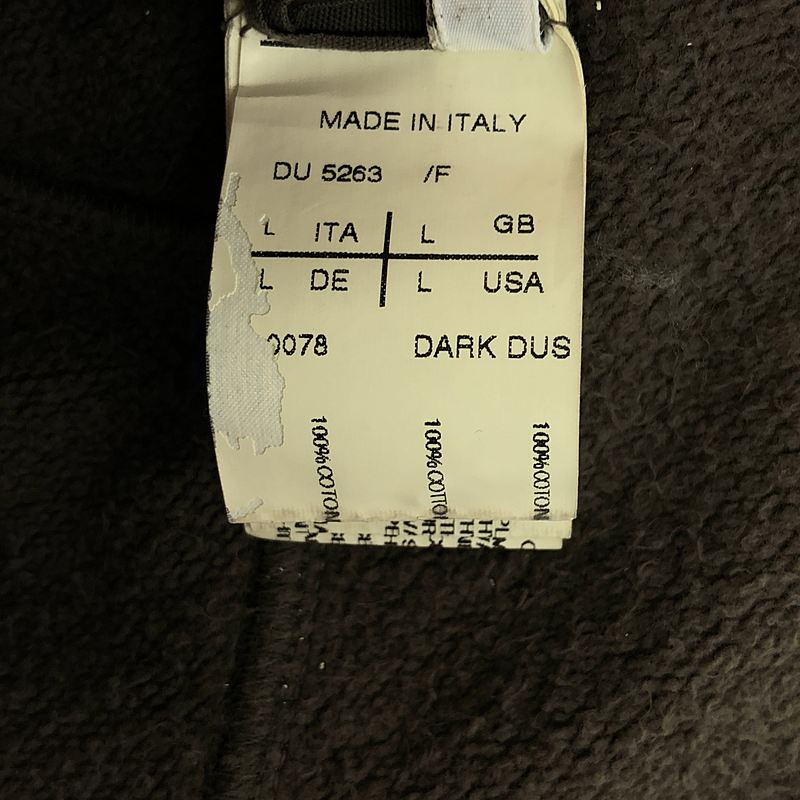 Rick Owens DRKSHDW / リック・オウエンス・ダークシャドウ パネル切替 ノースリーブ プルオーバー ロングパーカー