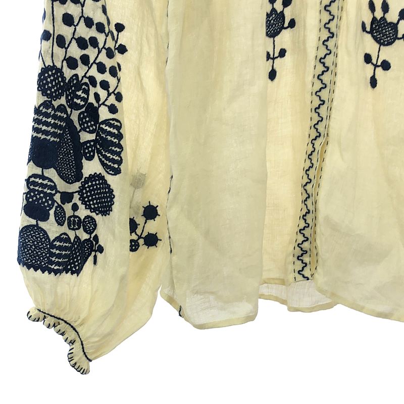 その他 エンブロイダリーリネンブラウス