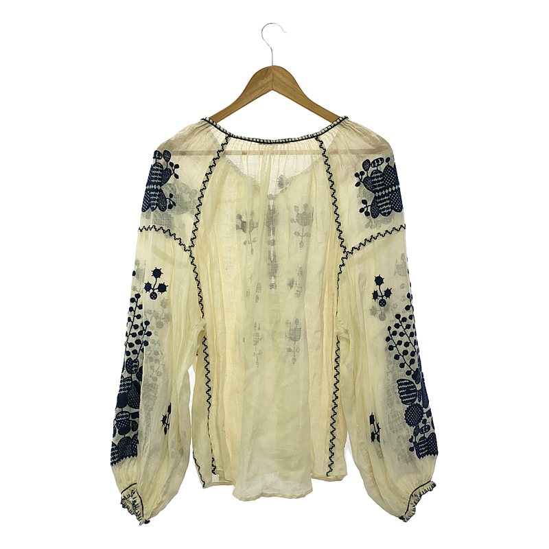 その他 エンブロイダリーリネンブラウス