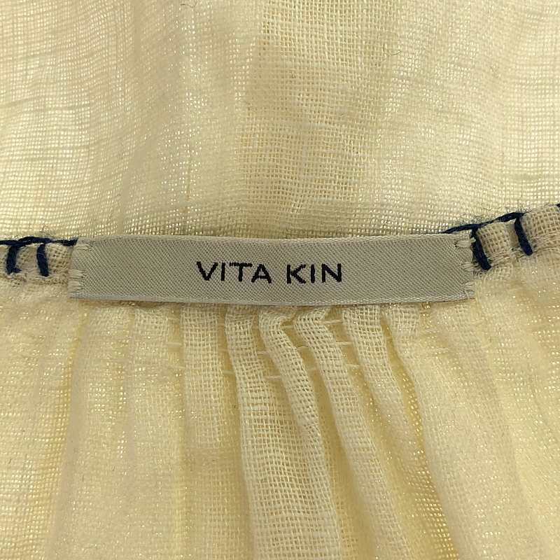 その他 エンブロイダリーリネンブラウス