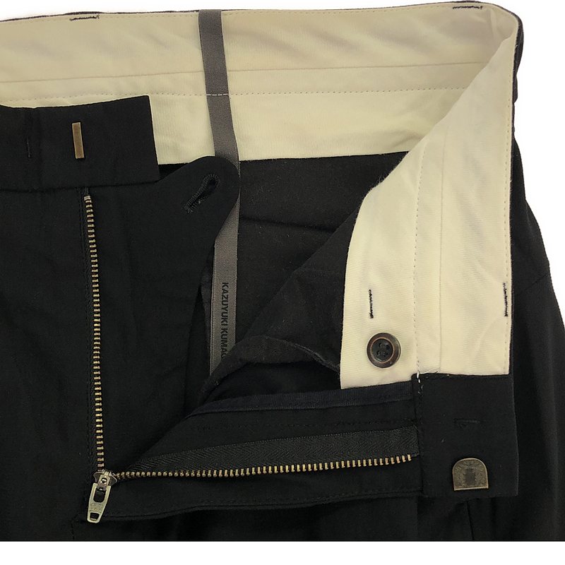 KAZUYUKI KUMAGAI ATTACHMENT / カズユキクマガイアタッチメント ハイテンション デンビーツイル サルエルパンツ