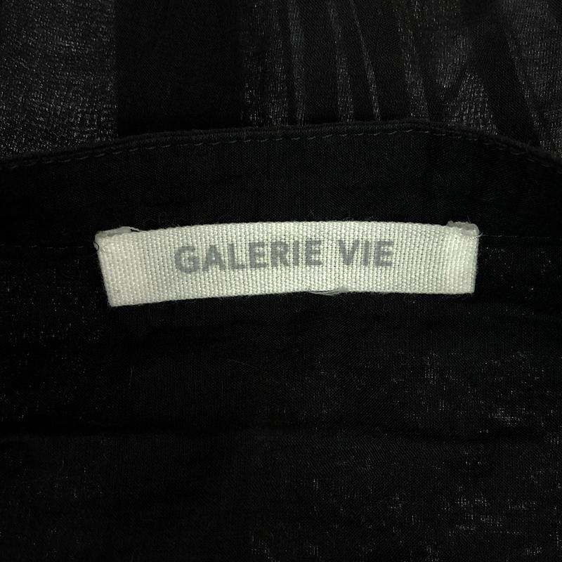 GALERIE VIE / ギャルリーヴィー インドコットン アシンメトリーギャザー ブラウス