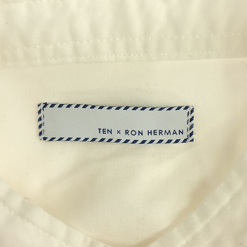 Ron Herman / ロンハーマン × TEN / テン ギャザースリーブ バンドカラー シャツ ブラウス