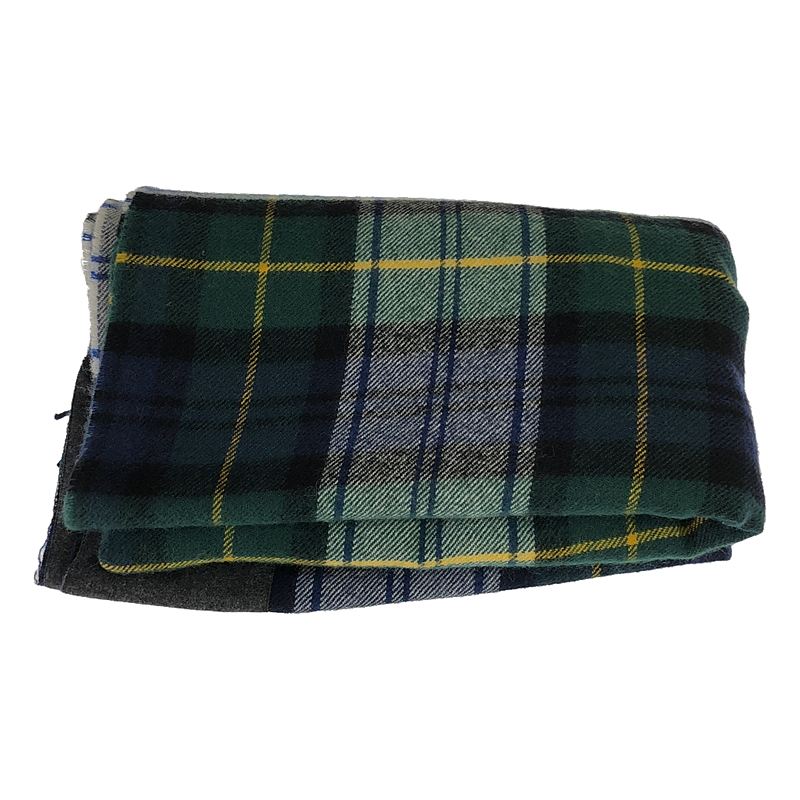 COMME des GARCONS SHIRT / コムデギャルソンシャツ × LOCHCARRON / ロキャロン フリンジ 大判マフラー ストール ケープ ポンチョ / ユニセックス