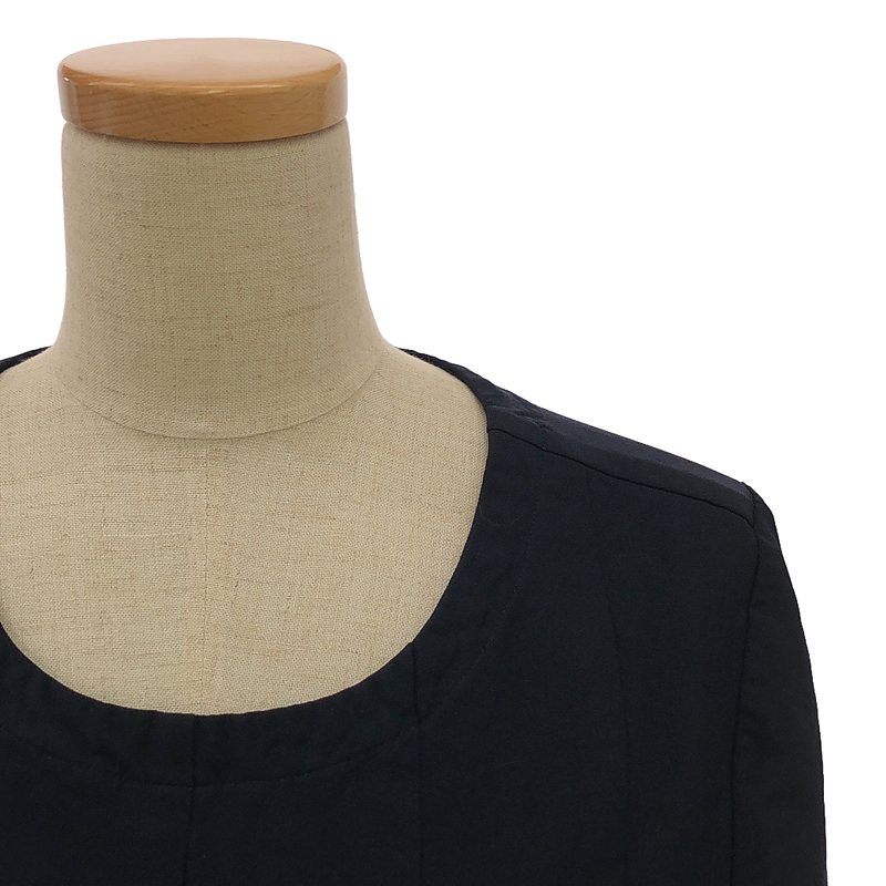 COMME des GARCONS COMME des GARCONS / コムコム ポリエステル 縮絨 バックジップ ワンピース