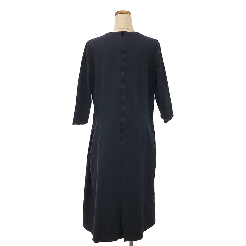 COMME des GARCONS COMME des GARCONS / コムコム ポリエステル 縮絨 バックジップ ワンピース