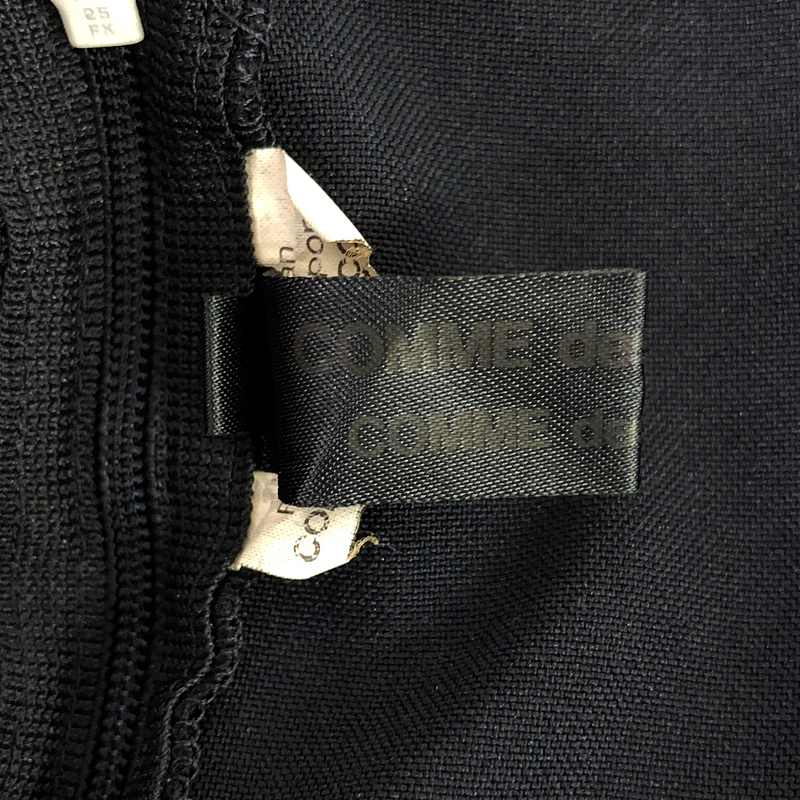 COMME des GARCONS COMME des GARCONS / コムコム ポリエステル 縮絨 バックジップ ワンピース