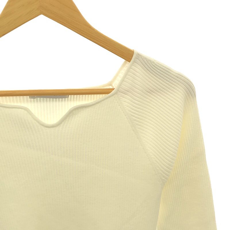 ETRE TOKYO / エトレトウキョウ サイドギャザー リブ ロングワンピース