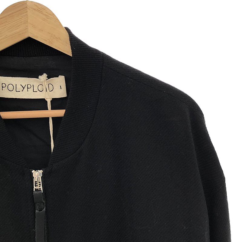 POLYPLOID / ポリプロイド FLIGHT JACKET C /  ウール フライト ジャケット ブルゾン