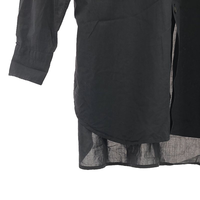 MAATEE&SONS / マーティー&サンズ 160番TANSHI 半無双BAND COLLAR SHIRT バンドカラーシャツ