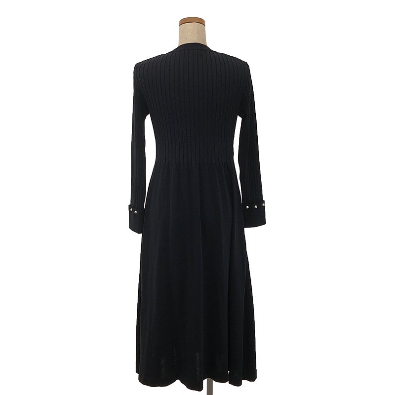 Rene / ルネ Knit One piece パール リブニットワンピース