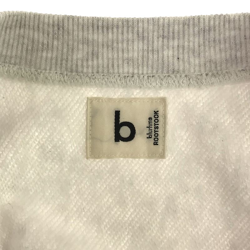 blurhms / ブラームス Soft&Hard Crewneck Sweat プルオーバー スウェット