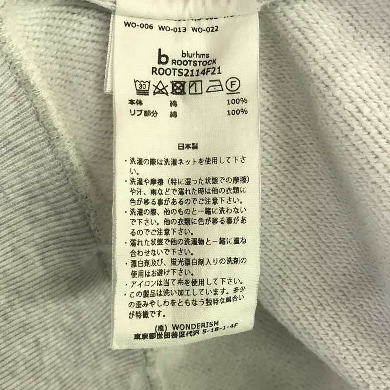 blurhms / ブラームス Soft&Hard Crewneck Sweat プルオーバー スウェット