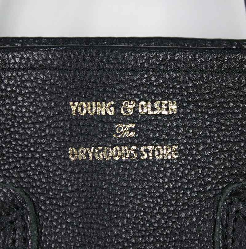 YOUNG&OLSEN  / ヤングアンドオルセン EMBOSSED LEATHER TOTE エンボスレザートートバッグ