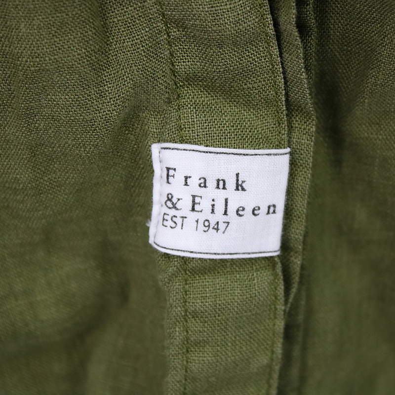 Frank&Eileen / フランクアンドアイリーン リネン製品染め スキッパー長袖シャツ