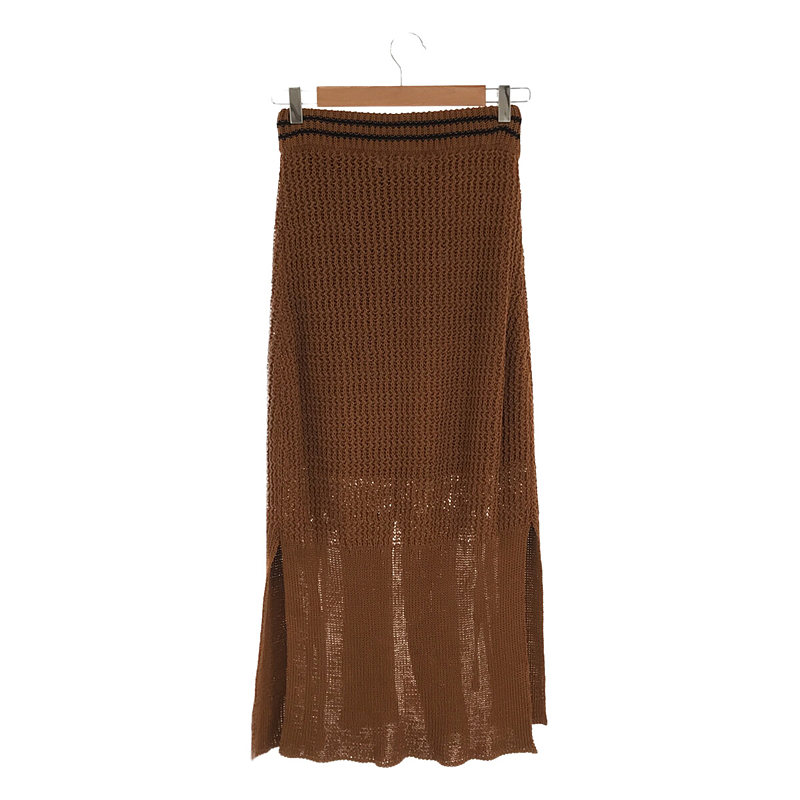 malamute / マラミュート braid slit skirt スカート