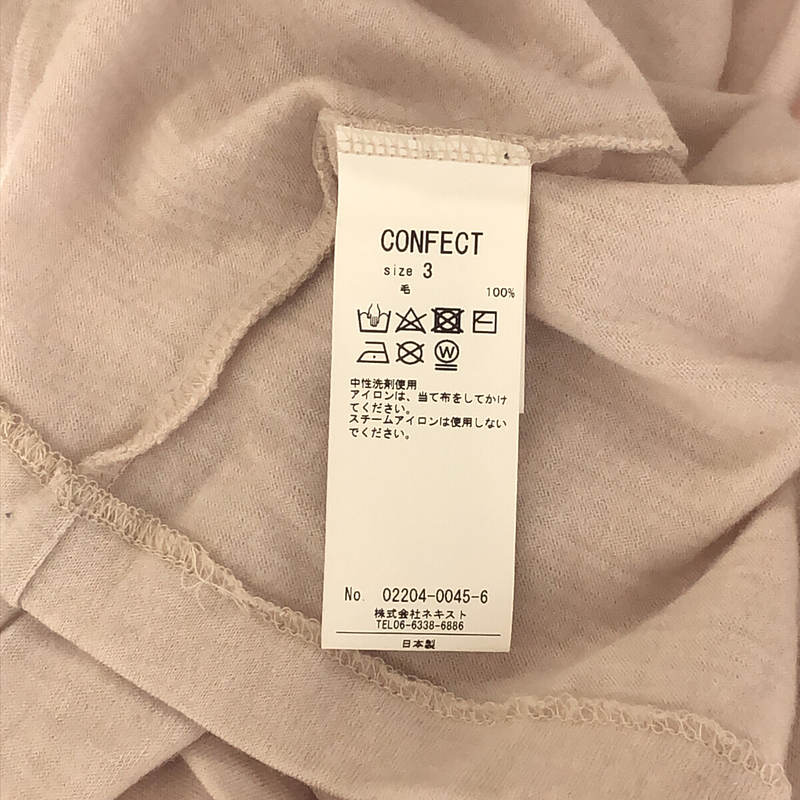 nest robe CONFECT / ネストローブコンフェクト ウォッシャブルウールタートルネックニット