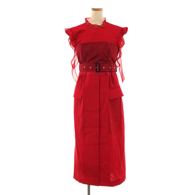 Sacai Suiting Mix Dress サカイ ドレス 2022ss