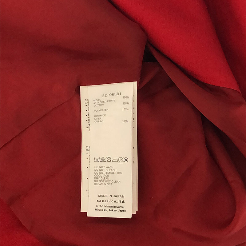 sacai / サカイ Suiting Mix Dress