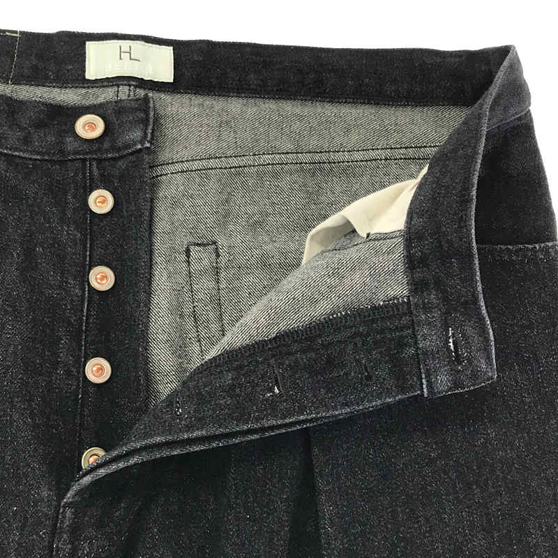 HERILL / ヘリル HL Black Denim 4PK Tack Pants デニムパンツ