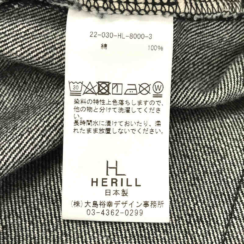 HERILL / ヘリル HL Black Denim 4PK Tack Pants デニムパンツ