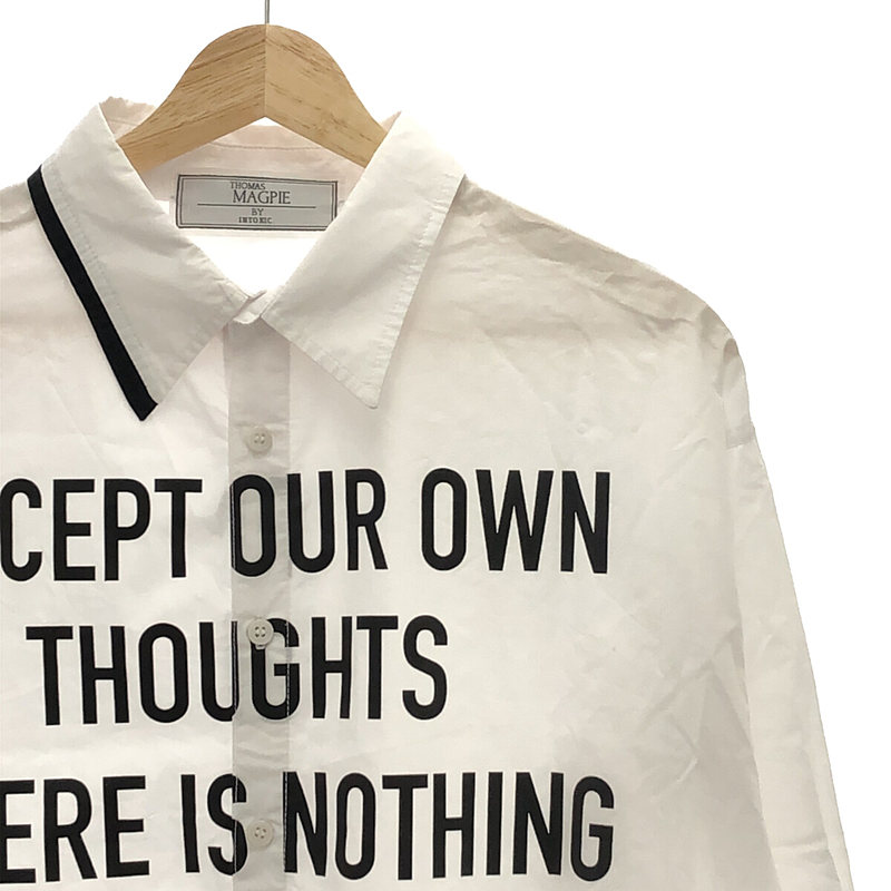 Thomas magpie / トーマスマグパイ メッセンジャー ロゴ シャツ