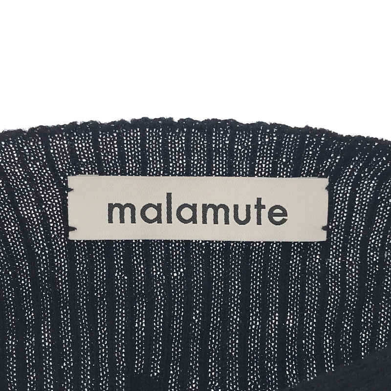 malamute / マラミュート フリル ニット トップス