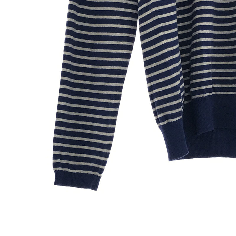 MHL. / エムエイチエルマーガレットハウエル コットン ボーダー ニット