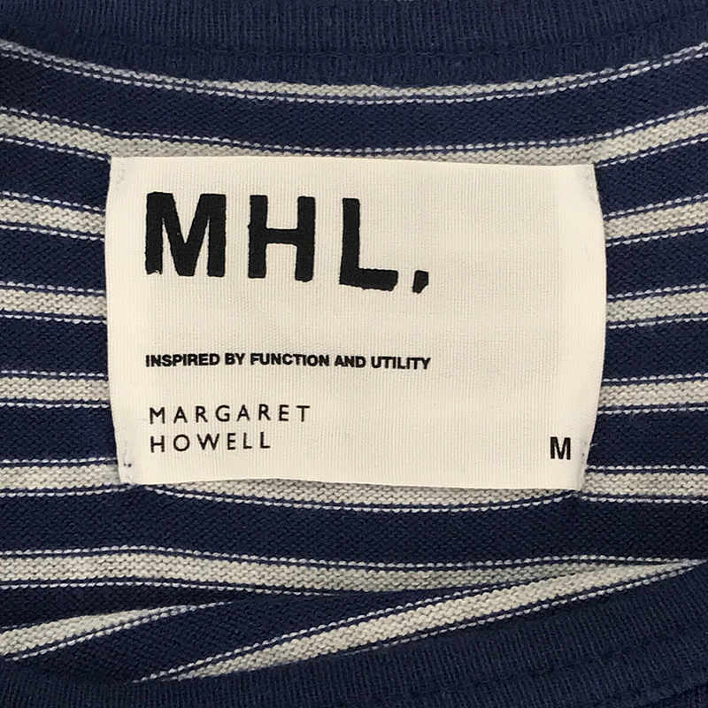MHL. / エムエイチエルマーガレットハウエル コットン ボーダー ニット