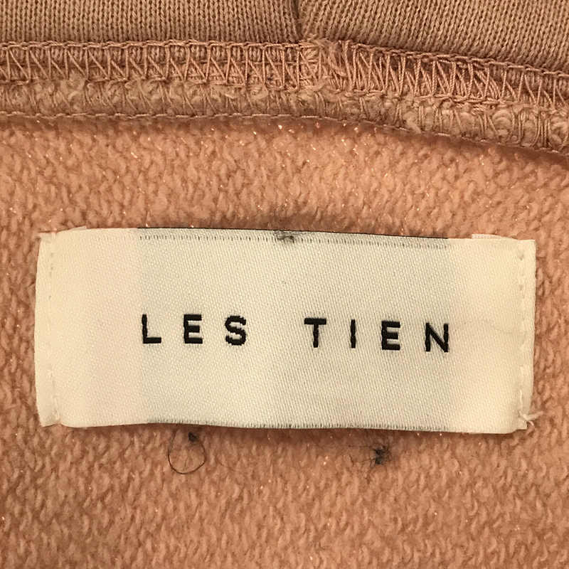 LES TIEN / レスティエン USA製 CROPPED HOODIE コットン クロップド フーディー パーカー